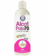 Alcat Pata 70 Alcool em Gel para Pets 200ml