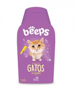 Shampoo Pet Society Beeps Gatos - 500ml